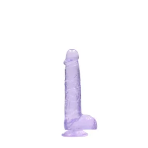 Mini dildo viola trasparente