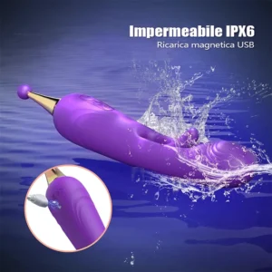 Vibratore punto G impermeabile e caricato magneticamente