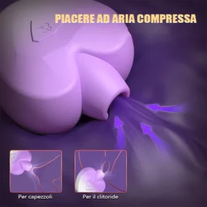 Vibratori succhiatori per clitoride e capezzoli