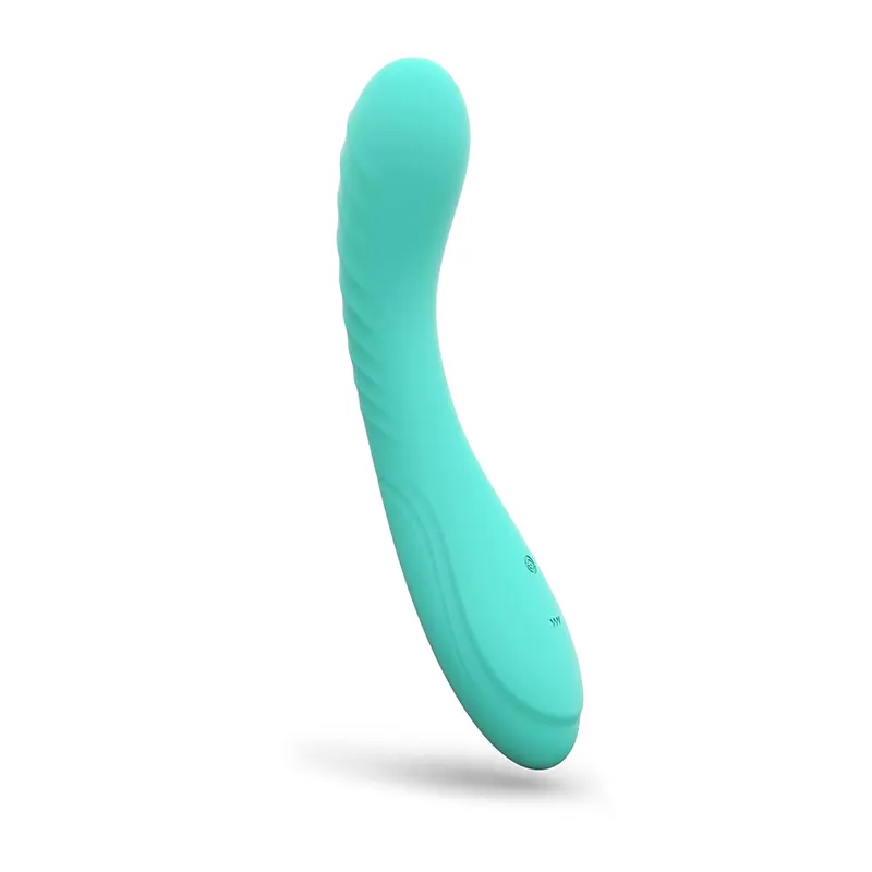 Vibratore curvo in silicone – Stimolatore ergonomico testurizzato per un piacere mirato