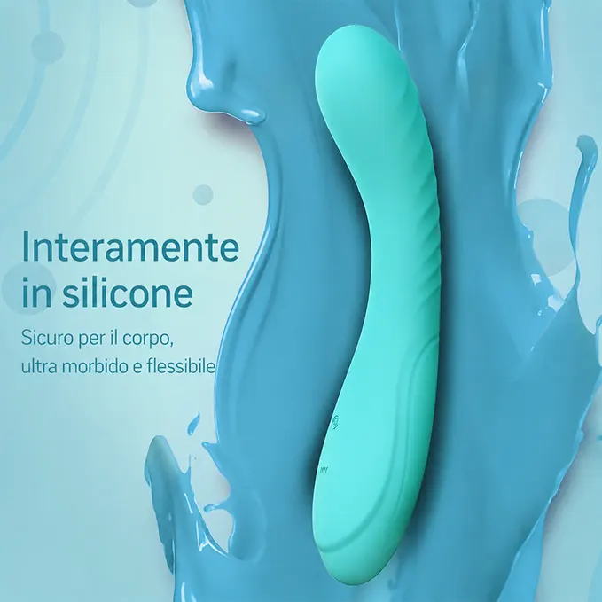 Vibratore curvo in silicone – Stimolatore ergonomico testurizzato per un piacere mirato - immagine 5